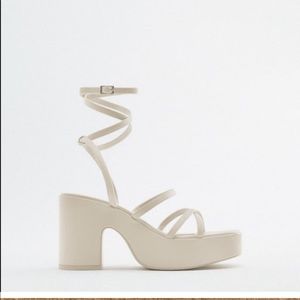 Zara lace up sandal